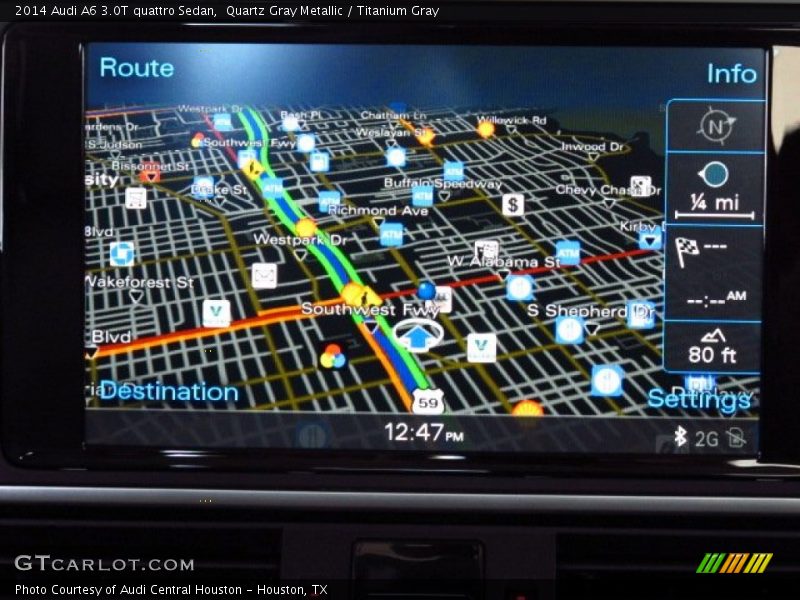 Quartz Gray Metallic / Titanium Gray 2014 Audi A6 3.0T quattro Sedan