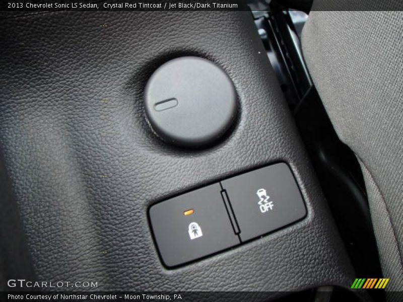 Crystal Red Tintcoat / Jet Black/Dark Titanium 2013 Chevrolet Sonic LS Sedan