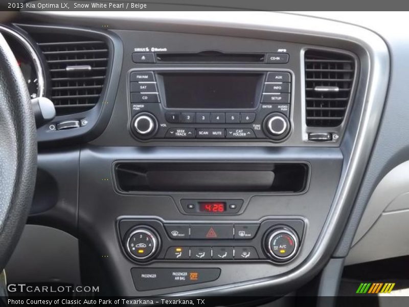 Snow White Pearl / Beige 2013 Kia Optima LX