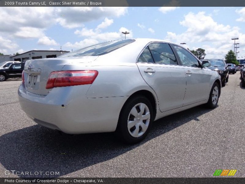 Classic Silver Metallic / Bisque 2009 Toyota Camry LE