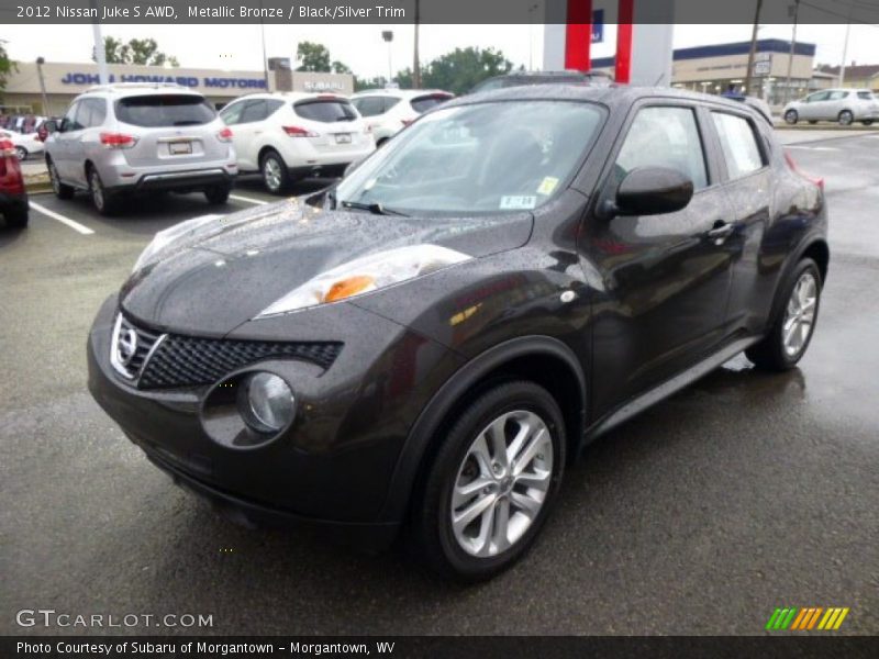 Metallic Bronze / Black/Silver Trim 2012 Nissan Juke S AWD