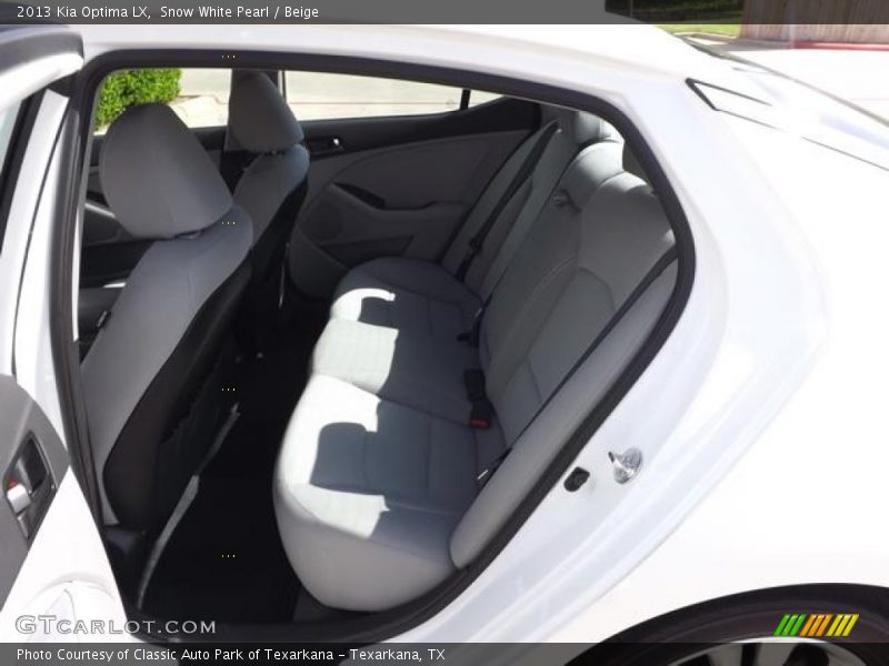 Snow White Pearl / Beige 2013 Kia Optima LX