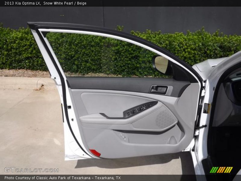 Snow White Pearl / Beige 2013 Kia Optima LX