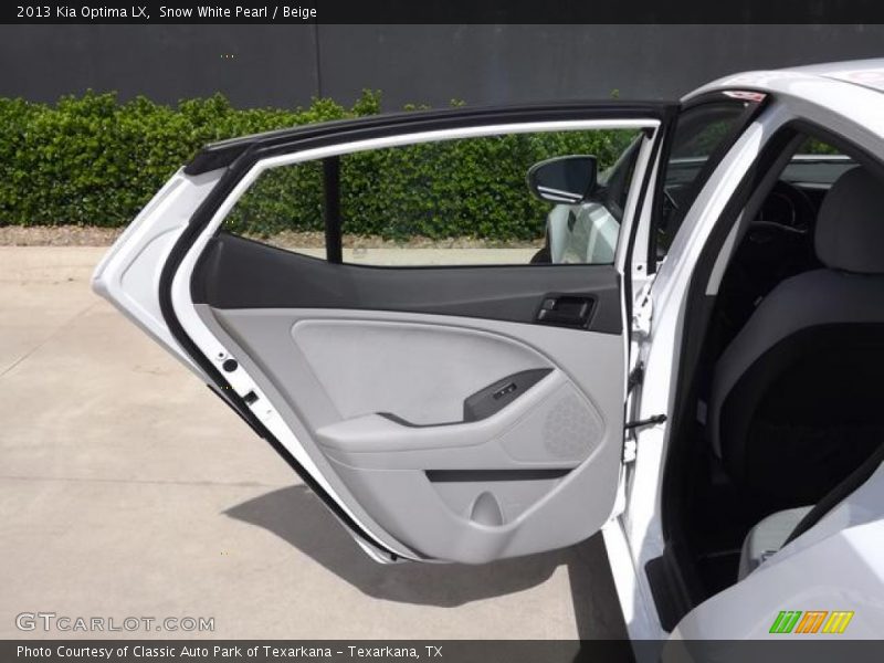 Snow White Pearl / Beige 2013 Kia Optima LX