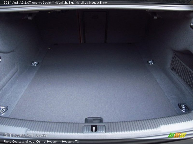Moonlight Blue Metallic / Nougat Brown 2014 Audi A6 2.0T quattro Sedan