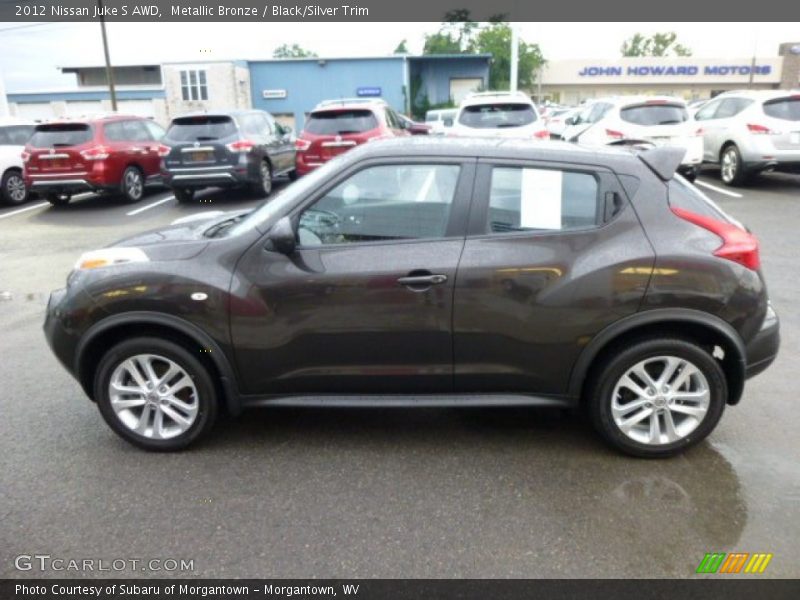 Metallic Bronze / Black/Silver Trim 2012 Nissan Juke S AWD