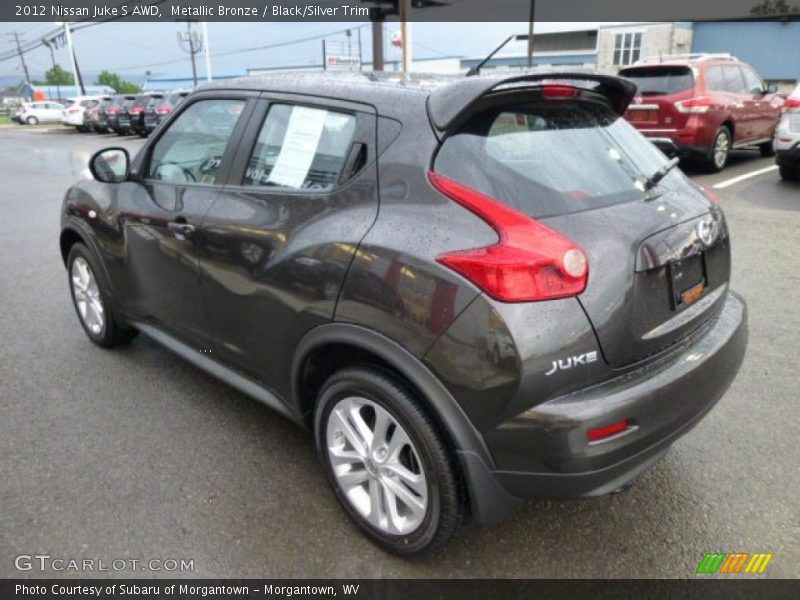 Metallic Bronze / Black/Silver Trim 2012 Nissan Juke S AWD