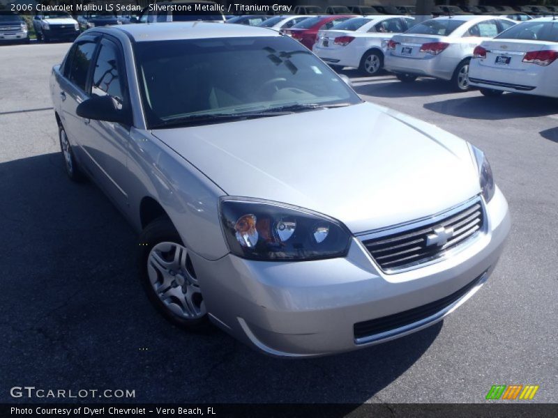 Silverstone Metallic / Titanium Gray 2006 Chevrolet Malibu LS Sedan