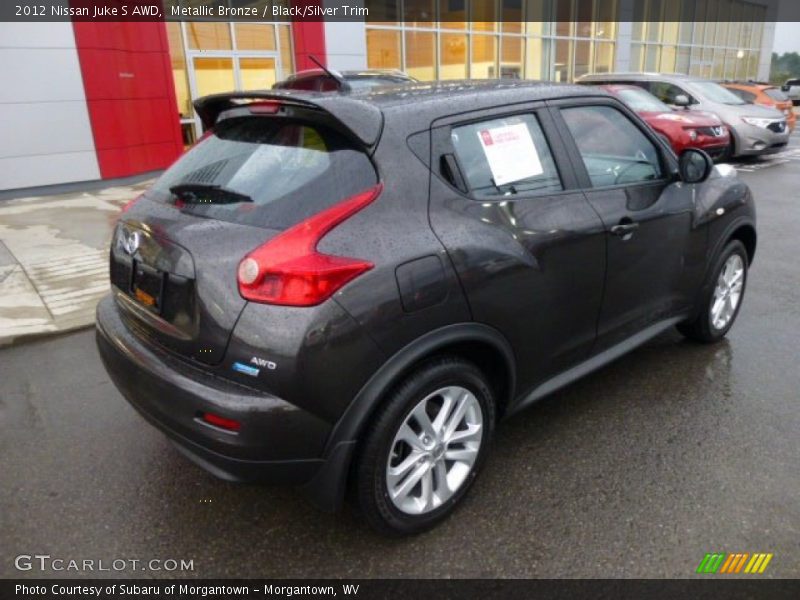 Metallic Bronze / Black/Silver Trim 2012 Nissan Juke S AWD