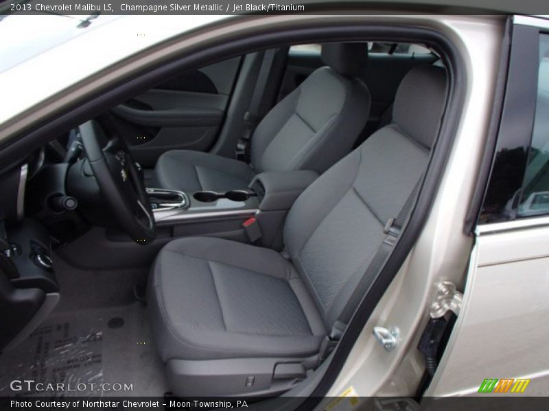 Champagne Silver Metallic / Jet Black/Titanium 2013 Chevrolet Malibu LS
