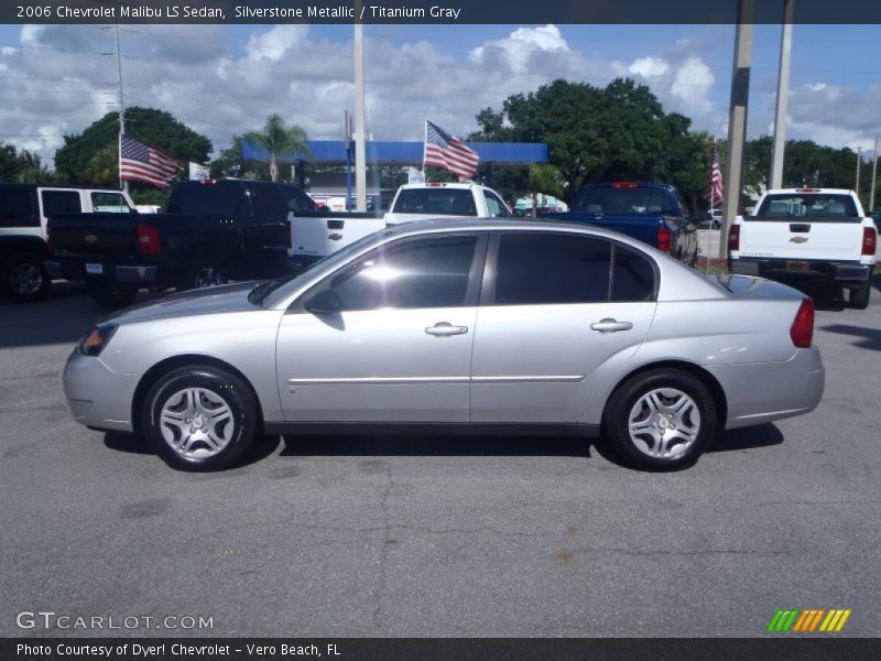 Silverstone Metallic / Titanium Gray 2006 Chevrolet Malibu LS Sedan