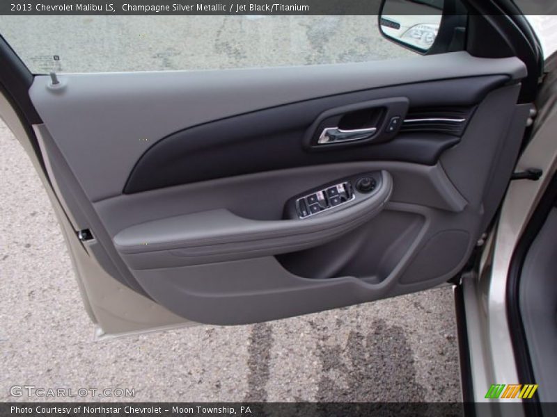Champagne Silver Metallic / Jet Black/Titanium 2013 Chevrolet Malibu LS