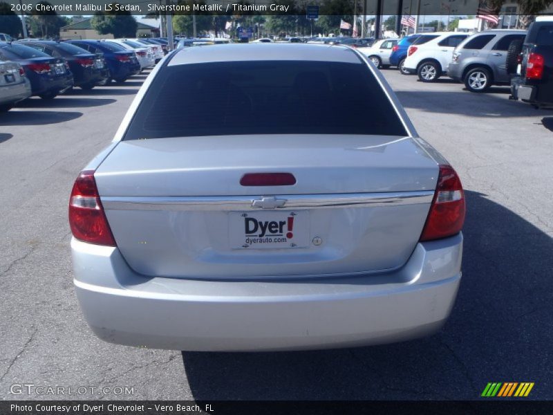 Silverstone Metallic / Titanium Gray 2006 Chevrolet Malibu LS Sedan