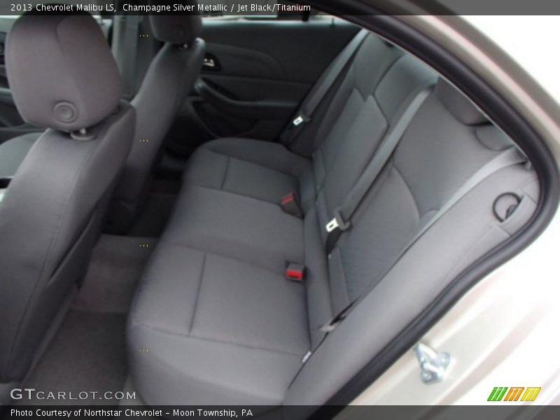 Champagne Silver Metallic / Jet Black/Titanium 2013 Chevrolet Malibu LS