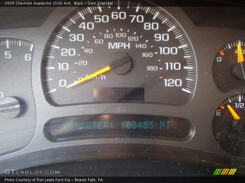 Black / Dark Charcoal 2004 Chevrolet Avalanche 1500 4x4