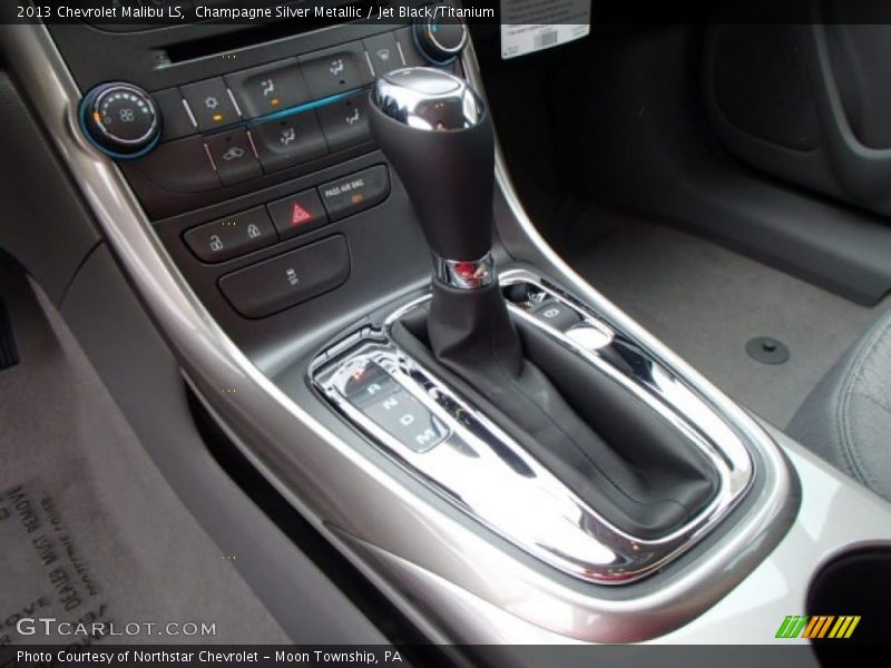 Champagne Silver Metallic / Jet Black/Titanium 2013 Chevrolet Malibu LS