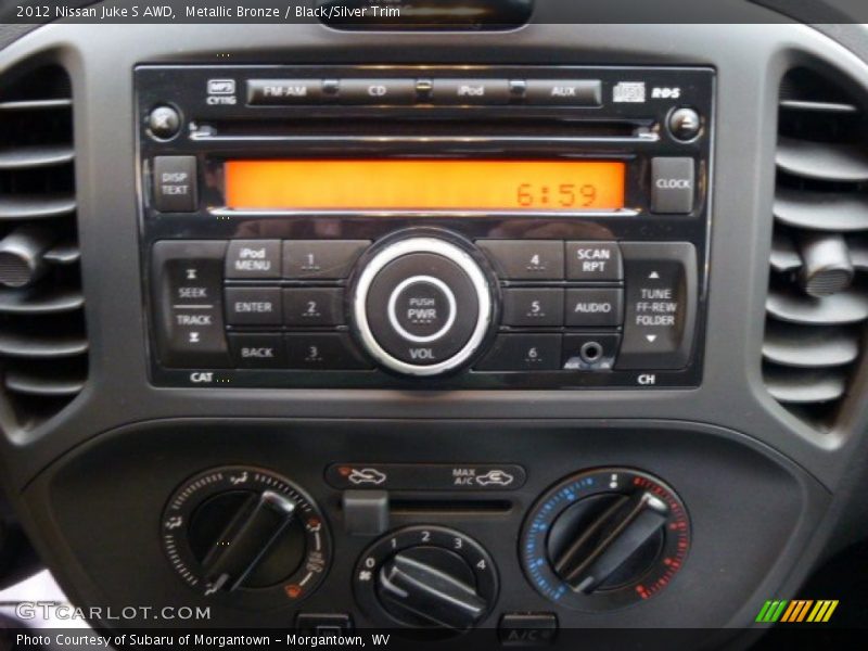Metallic Bronze / Black/Silver Trim 2012 Nissan Juke S AWD