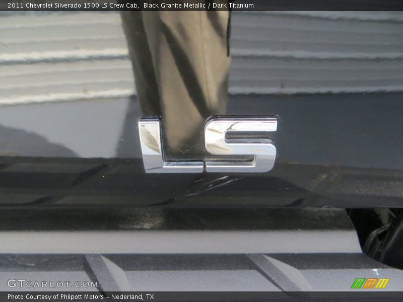Black Granite Metallic / Dark Titanium 2011 Chevrolet Silverado 1500 LS Crew Cab