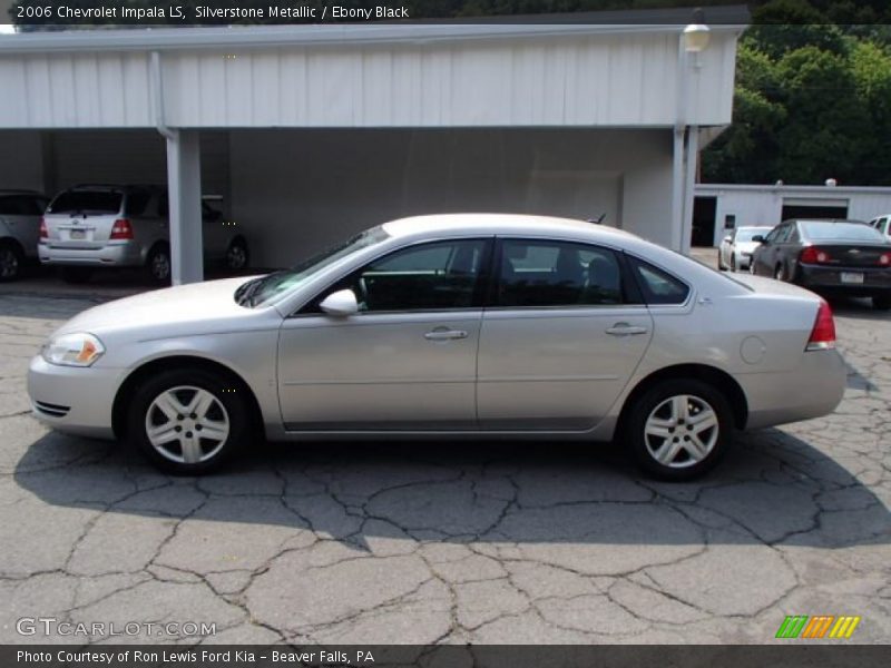 Silverstone Metallic / Ebony Black 2006 Chevrolet Impala LS