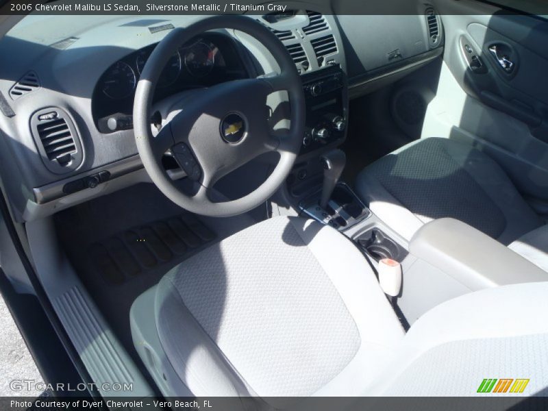 Silverstone Metallic / Titanium Gray 2006 Chevrolet Malibu LS Sedan