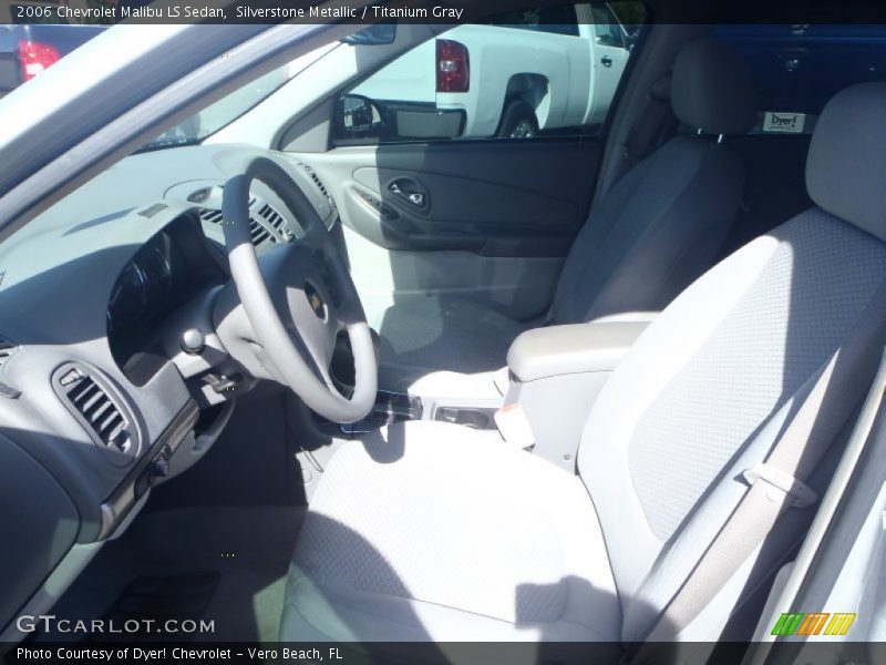 Silverstone Metallic / Titanium Gray 2006 Chevrolet Malibu LS Sedan