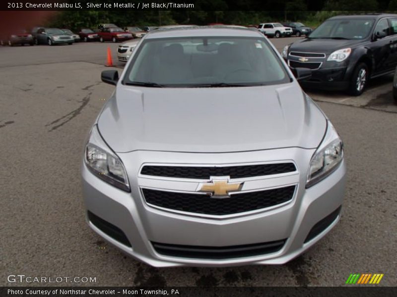 Silver Ice Metallic / Jet Black/Titanium 2013 Chevrolet Malibu LS