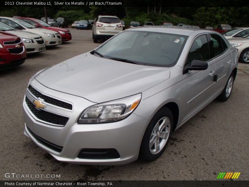 Silver Ice Metallic / Jet Black/Titanium 2013 Chevrolet Malibu LS