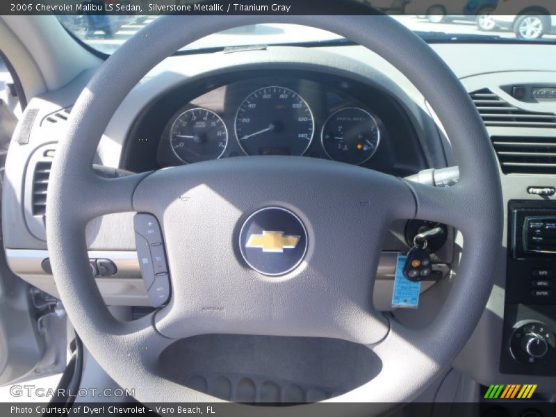Silverstone Metallic / Titanium Gray 2006 Chevrolet Malibu LS Sedan