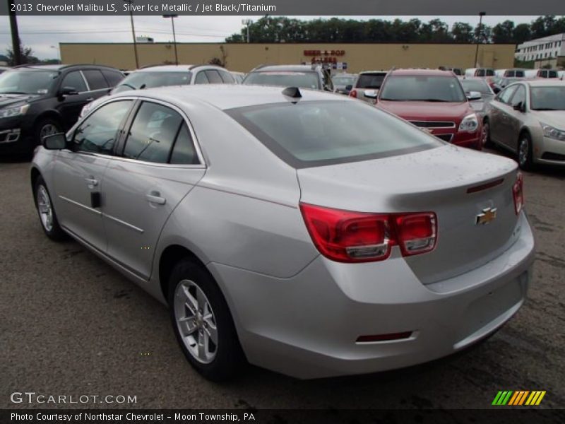 Silver Ice Metallic / Jet Black/Titanium 2013 Chevrolet Malibu LS