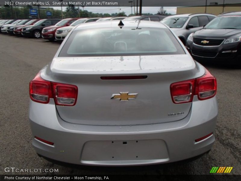 Silver Ice Metallic / Jet Black/Titanium 2013 Chevrolet Malibu LS