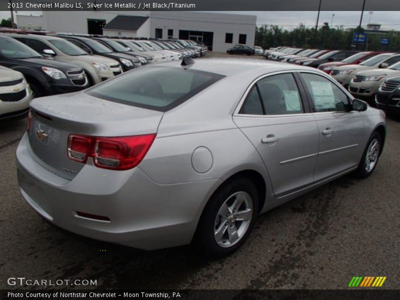 Silver Ice Metallic / Jet Black/Titanium 2013 Chevrolet Malibu LS