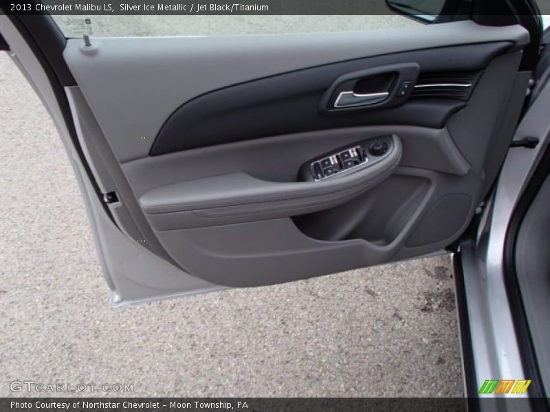 Silver Ice Metallic / Jet Black/Titanium 2013 Chevrolet Malibu LS