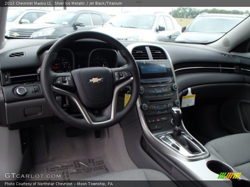 Silver Ice Metallic / Jet Black/Titanium 2013 Chevrolet Malibu LS