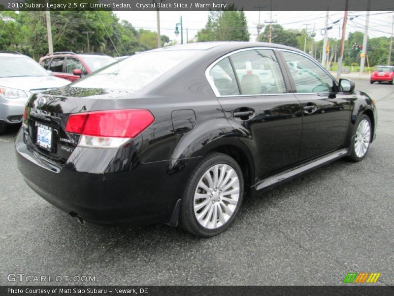 Crystal Black Silica / Warm Ivory 2010 Subaru Legacy 2.5 GT Limited Sedan
