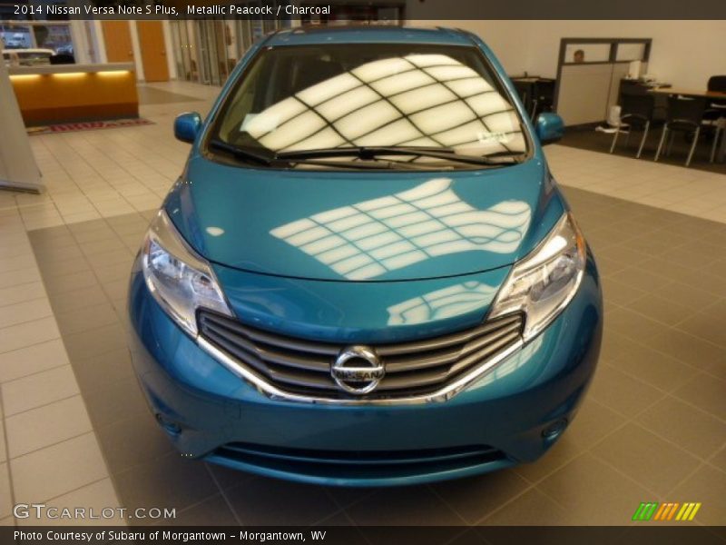 Metallic Peacock / Charcoal 2014 Nissan Versa Note S Plus