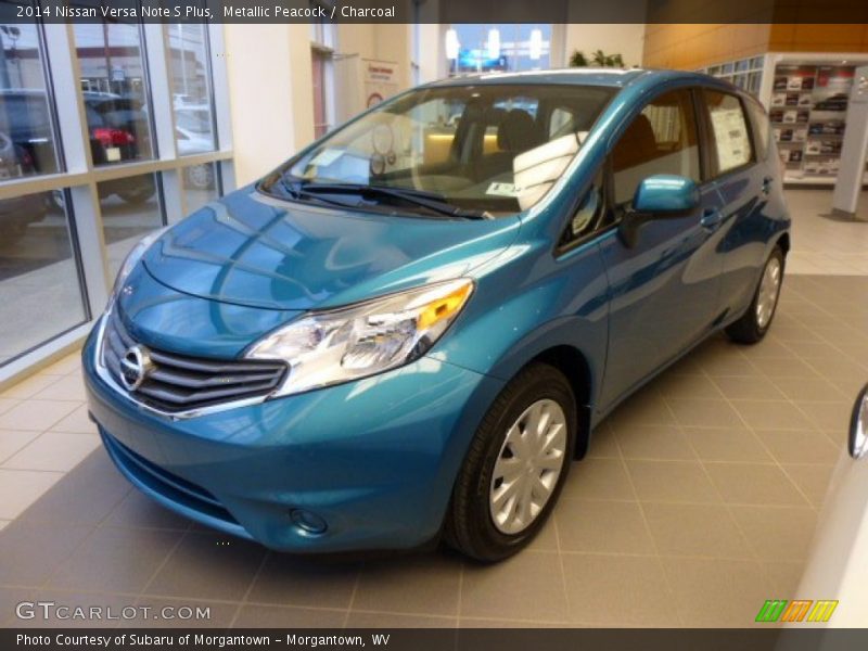 Metallic Peacock / Charcoal 2014 Nissan Versa Note S Plus
