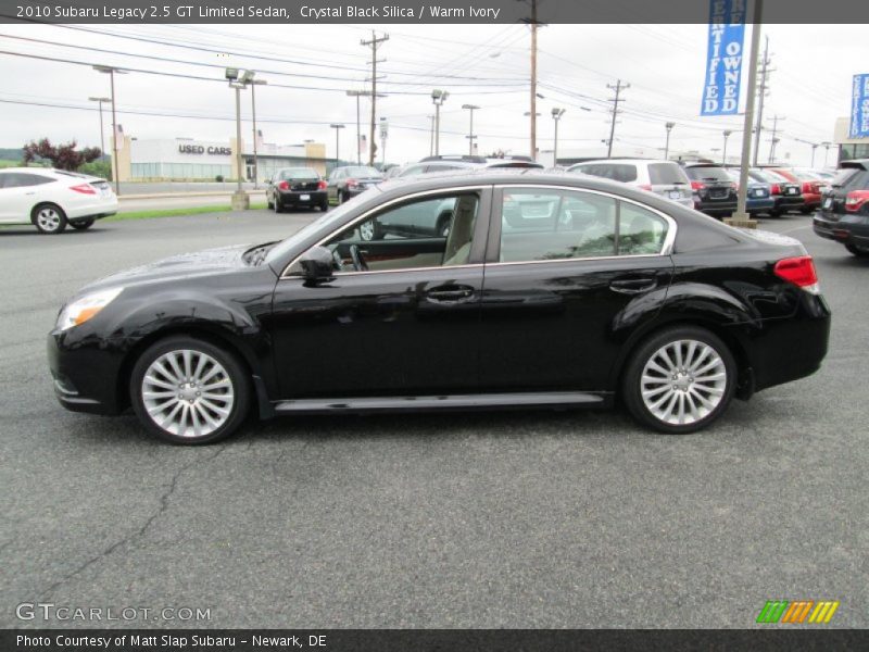 Crystal Black Silica / Warm Ivory 2010 Subaru Legacy 2.5 GT Limited Sedan