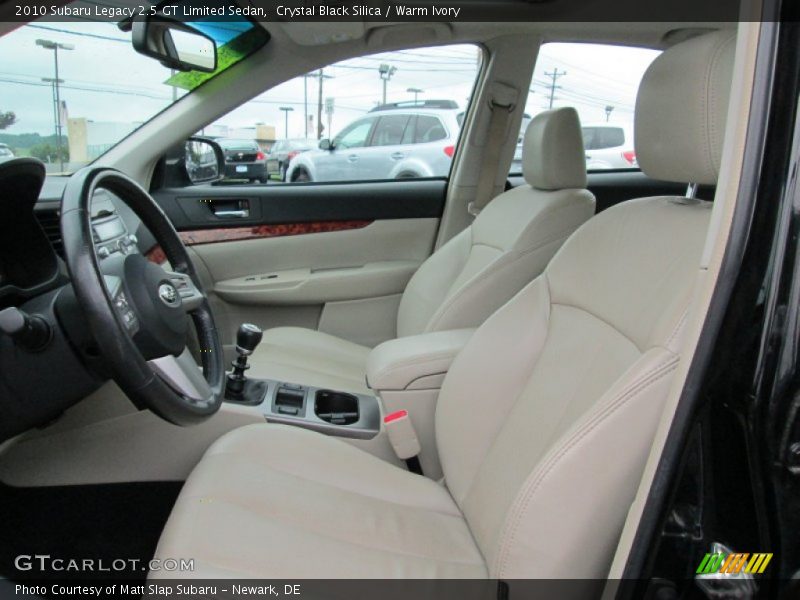 Crystal Black Silica / Warm Ivory 2010 Subaru Legacy 2.5 GT Limited Sedan