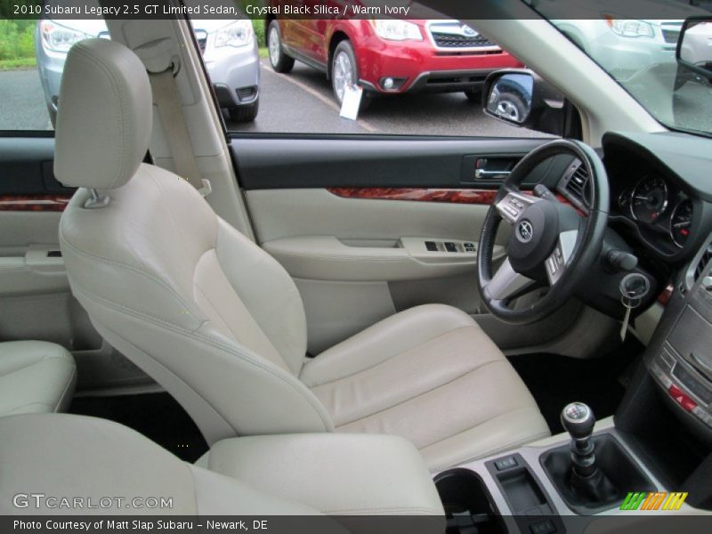 Crystal Black Silica / Warm Ivory 2010 Subaru Legacy 2.5 GT Limited Sedan