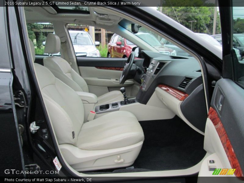 Crystal Black Silica / Warm Ivory 2010 Subaru Legacy 2.5 GT Limited Sedan