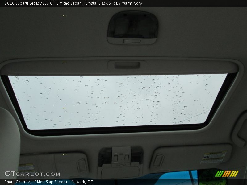 Crystal Black Silica / Warm Ivory 2010 Subaru Legacy 2.5 GT Limited Sedan