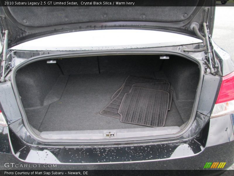 Crystal Black Silica / Warm Ivory 2010 Subaru Legacy 2.5 GT Limited Sedan