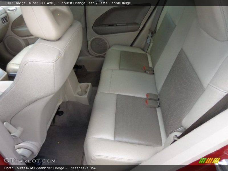 Sunburst Orange Pearl / Pastel Pebble Beige 2007 Dodge Caliber R/T AWD