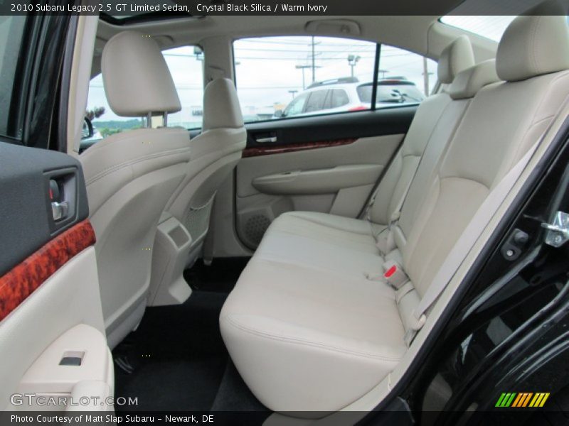 Crystal Black Silica / Warm Ivory 2010 Subaru Legacy 2.5 GT Limited Sedan