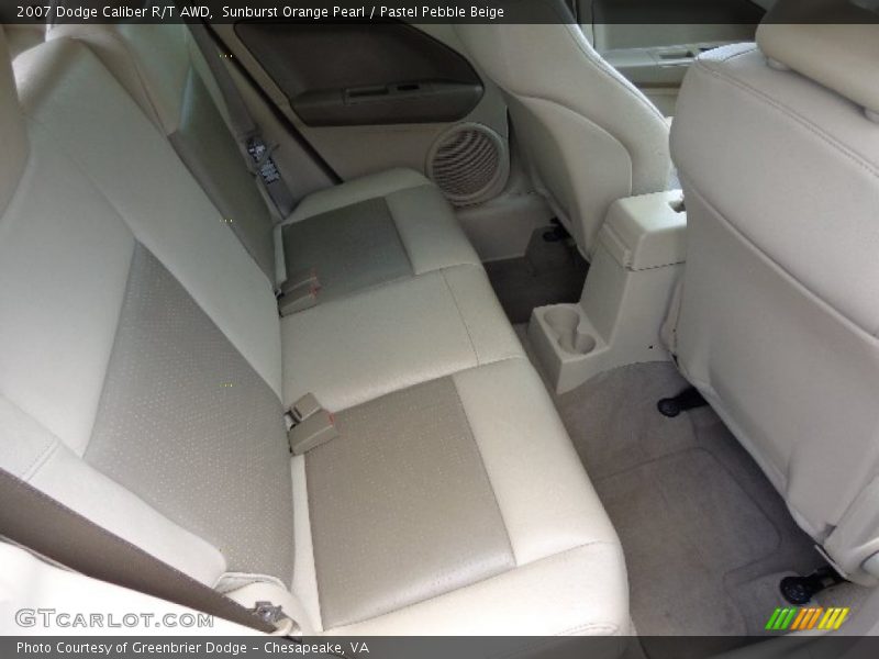 Sunburst Orange Pearl / Pastel Pebble Beige 2007 Dodge Caliber R/T AWD