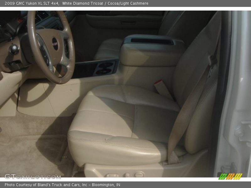 White Diamond Tricoat / Cocoa/Light Cashmere 2009 GMC Yukon XL SLT 4x4