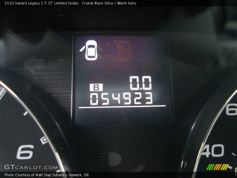 Crystal Black Silica / Warm Ivory 2010 Subaru Legacy 2.5 GT Limited Sedan