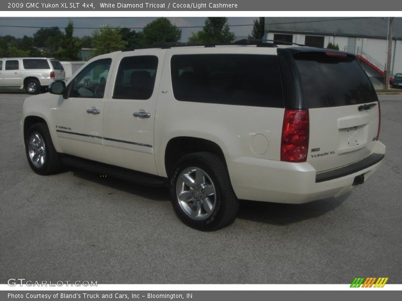White Diamond Tricoat / Cocoa/Light Cashmere 2009 GMC Yukon XL SLT 4x4