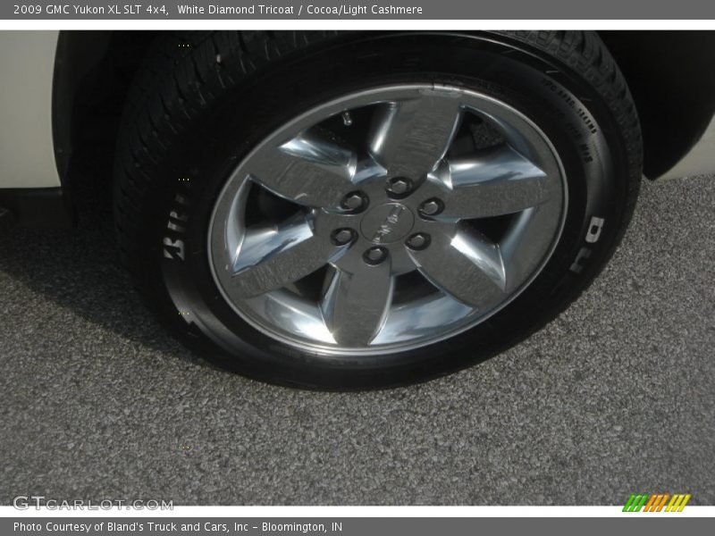 White Diamond Tricoat / Cocoa/Light Cashmere 2009 GMC Yukon XL SLT 4x4