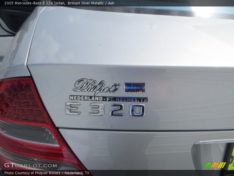 Brilliant Silver Metallic / Ash 2005 Mercedes-Benz E 320 Sedan